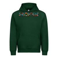 Forest Green grammie cowhide sunflower 1 Urban Hoodie - Jasminsmagicworld
