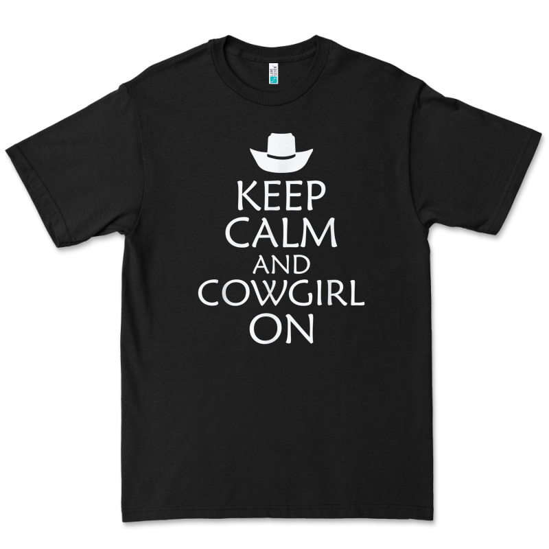 Keep Calm And Cowgirl Horse Premium Tee by linhVisuals | Teevron