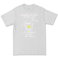 Dove Grey military mr grenade is not our friend Premium Tee - linhVisuals