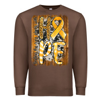 Chestnut finding the cure starts with hope childhood cancer awareness  with bac Premium Sweatshirt - Jasminsmagicworld