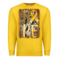 Lemon finding the cure starts with hope childhood cancer awareness  with bac Premium Sweatshirt - Jasminsmagicworld