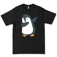 Black penguin dabbing funny Premium Tee - linhVisuals