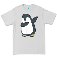 Dove Grey penguin dabbing funny Premium Tee - linhVisuals