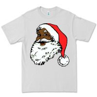 Dove Grey black santa claus christmas Premium Tee - linhVisuals