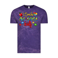 Cloud Purple i teach au some kids Vintage Tee - LillyAllenDesigns