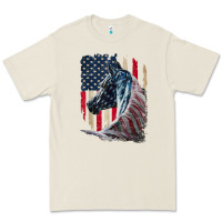 Bone patriotic horse american flag   horse vintage Premium Tee - linhVisuals