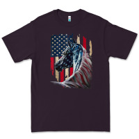 Patriotic Horse American Flag   Horse Vintage Premium Tee | Teevron