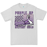 Dove Grey purple up month of the military child Premium Tee - linhVisuals