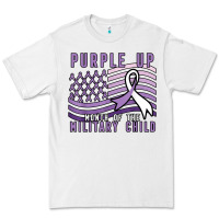 White purple up month of the military child Premium Tee - linhVisuals