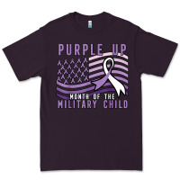 Plum purple up month of the military child Premium Tee - linhVisuals