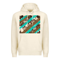 Tofu turquoise glitter leopard and cowhide Premium Hoodie - Artiststas