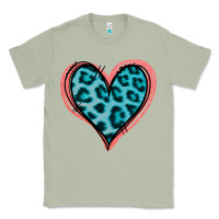 Matcha Blue Leopard Heart Classic Tee - Jasminsmagicworld