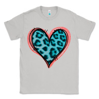 Moon Dust Blue Leopard Heart Classic Tee - Jasminsmagicworld