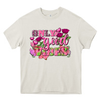 Cream Valentine's Day only good vibes Heavy Core Tee - FaDigitalArtStudio