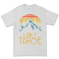 Dove Grey vintage lake tahoe california nevada retro t shirt Premium Tee - linhVisuals