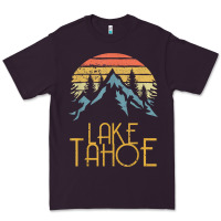 Plum vintage lake tahoe california nevada retro t shirt Premium Tee - linhVisuals