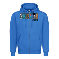 True Royal Western Senior 2024 Zipper Hoodie - RanaPortraitStore