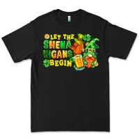 Black Let the shenanigans begin St. Patrick's Day Premium Tee - FaDigitalArtStudio