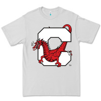 Dove Grey suny cortland red dragons Premium Tee - linhVisuals