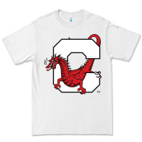 White suny cortland red dragons Premium Tee - linhVisuals