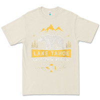 Bone womens lake tahoe national park california nevada vintage bear men v n Premium Tee - linhVisuals