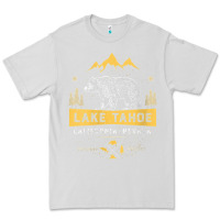 Dove Grey womens lake tahoe national park california nevada vintage bear men v n Premium Tee - linhVisuals