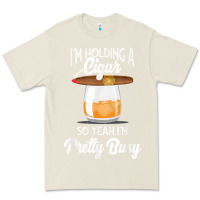 Bone cigar smoking tshirt smoking whiskey drinking dad tee gift Premium Tee - linhVisuals