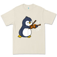 Bone penguin playing violin animal Premium Tee - linhVisuals