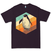 Plum penguin retro vintage style penguin Premium Tee - linhVisuals