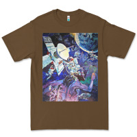 Cacao spaceship earth mural Premium Tee - linhVisuals