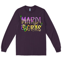 Plum mardi gras Long Sleeve Tee - SublimationCraftShop