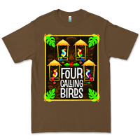 Cacao four calling birds Premium Tee - linhVisuals