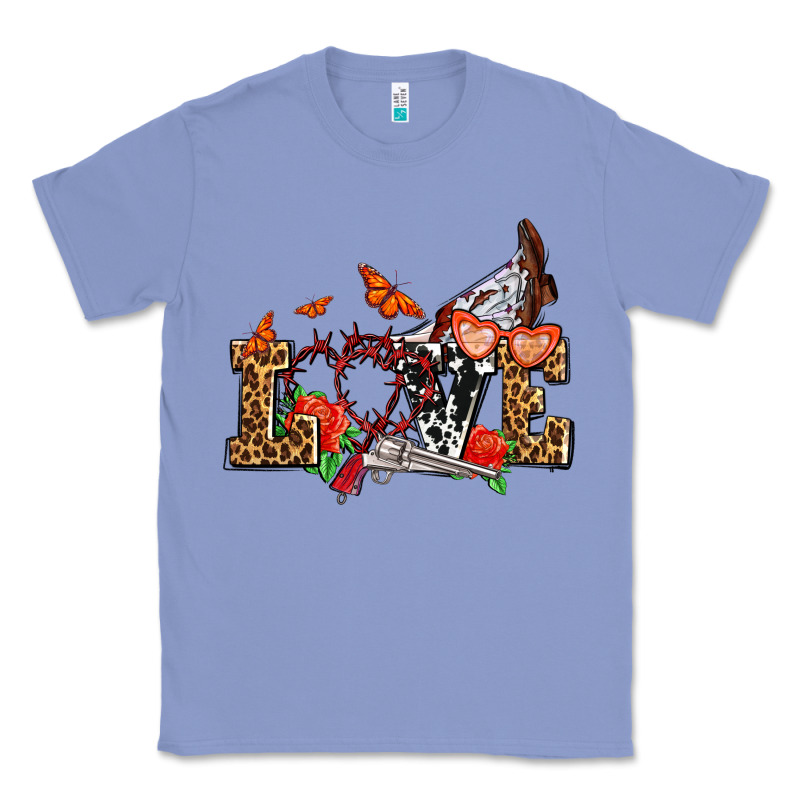 Western Love For Cowgirls Olivia Classic Tee by OliviaCreatesArt | Teevron