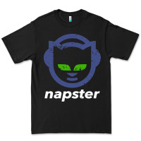 Black napster Premium Tee - linhVisuals