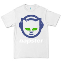 White napster Premium Tee - linhVisuals