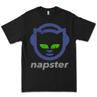 Black napster Premium Tee - linhVisuals