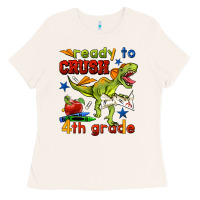 Ready To Crush 4th Grade Ladies Tee | Teevron