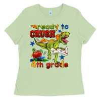 Matcha ready to crush 4th grade Ladies Tee - BundleAndBundleShop