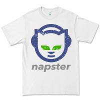 White napster Premium Tee - linhVisuals