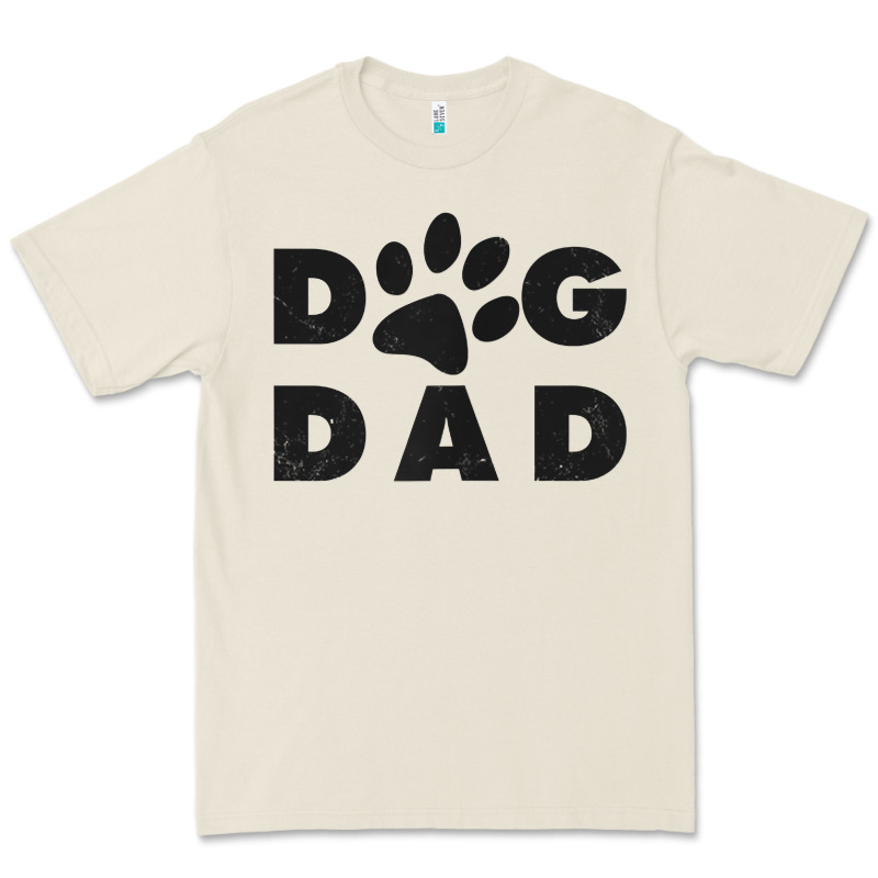 Dog Dad Classic Design Paw Gift T Shirt Premium Tee by linhVisuals | Teevron