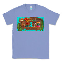 Colony Blue brave turquoise leopard cactus and floral arrow licanse plate Classic Tee - Artiststas