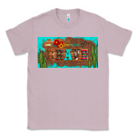 Lilac brave turquoise leopard cactus and floral arrow licanse plate Classic Tee - Artiststas
