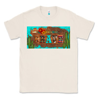 Natural brave turquoise leopard cactus and floral arrow licanse plate Classic Tee - Artiststas