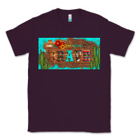 Plum brave turquoise leopard cactus and floral arrow licanse plate Classic Tee - Artiststas
