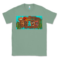 Sage brave turquoise leopard cactus and floral arrow licanse plate Classic Tee - Artiststas