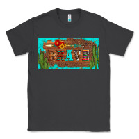 Smoke brave turquoise leopard cactus and floral arrow licanse plate Classic Tee - Artiststas