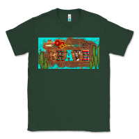 Sports Green brave turquoise leopard cactus and floral arrow licanse plate Classic Tee - Artiststas