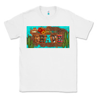 White brave turquoise leopard cactus and floral arrow licanse plate Classic Tee - Artiststas