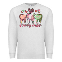 Oatmeal Heather happy easter dental Premium Sweatshirt - RanaPortraitStore