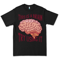 Black Brain Premium Tee - linhVisuals